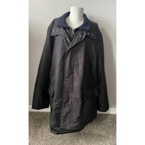 Joseph Abboud Men's Black Lightweight Outerwear Jacket Size Large